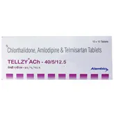 Tellzy ACh-40/5/12.5 Tablet 10's, Pack of 10 TABLETS