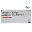 Telista-AM 80 Tablet 15's