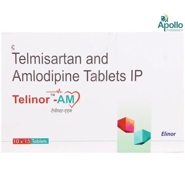 Telinor AM 40mg/5mgTablet 15's