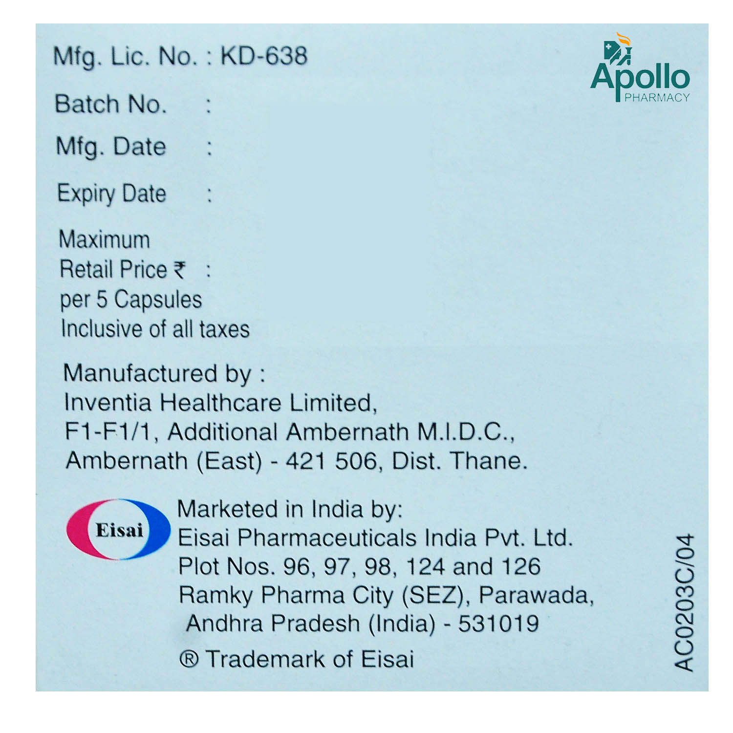 Telinor-20 Tablet 15's, Pack of 15 TabletS Telinor-20 Tablet 15's, Pack of 15 TabletS