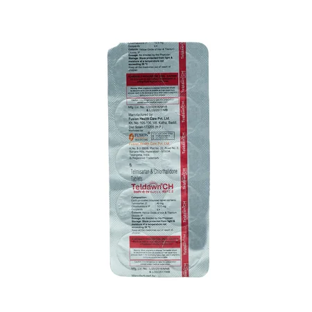 Teldawn CH 40 mg/12.5 mg Tablet 10's