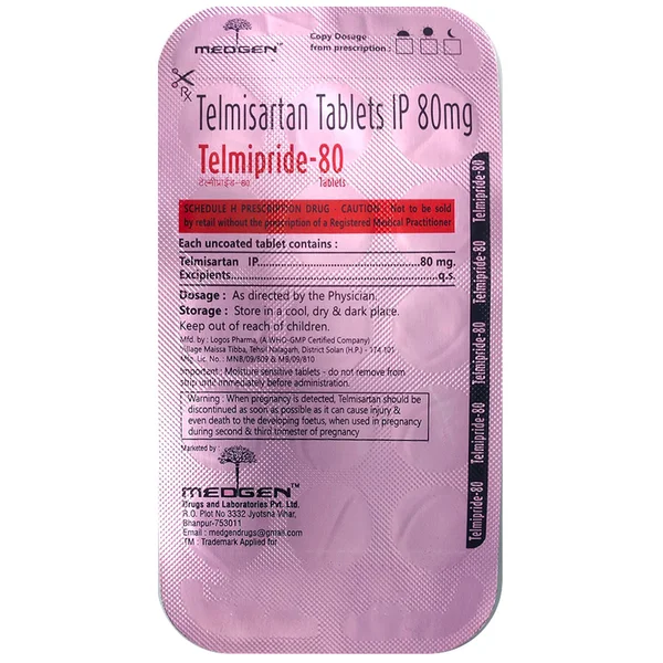 Telmipride-80 Tablet 15's