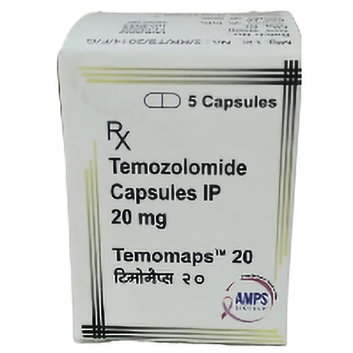 Temomaps 20 Capsule 5's, Pack of 1 Capsule Temomaps 20 Capsule 5's, Pack of 1 Capsule