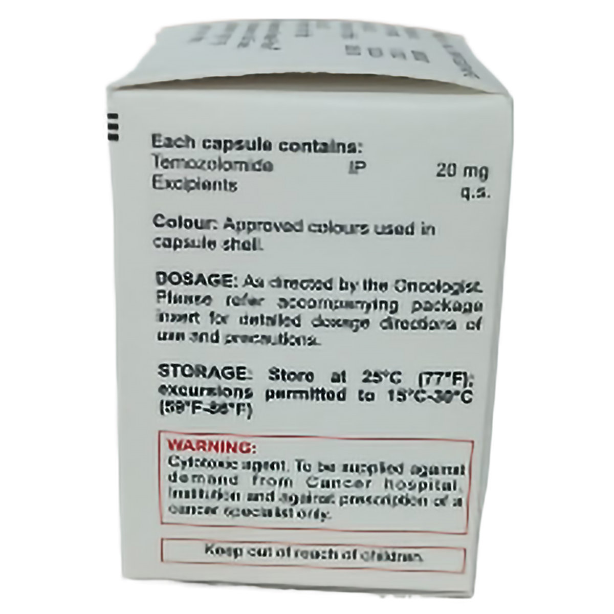 Temomaps 20 Capsule 5's, Pack of 1 Capsule Temomaps 20 Capsule 5's, Pack of 1 Capsule