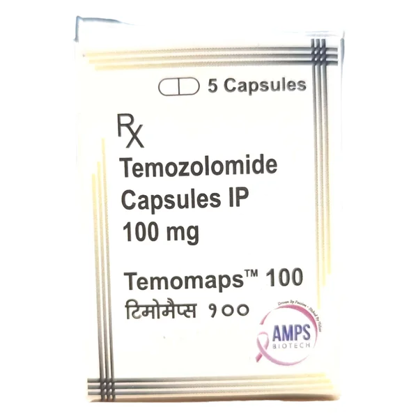 Temomaps 100 Capsule 5's, Pack of 1 Capsule