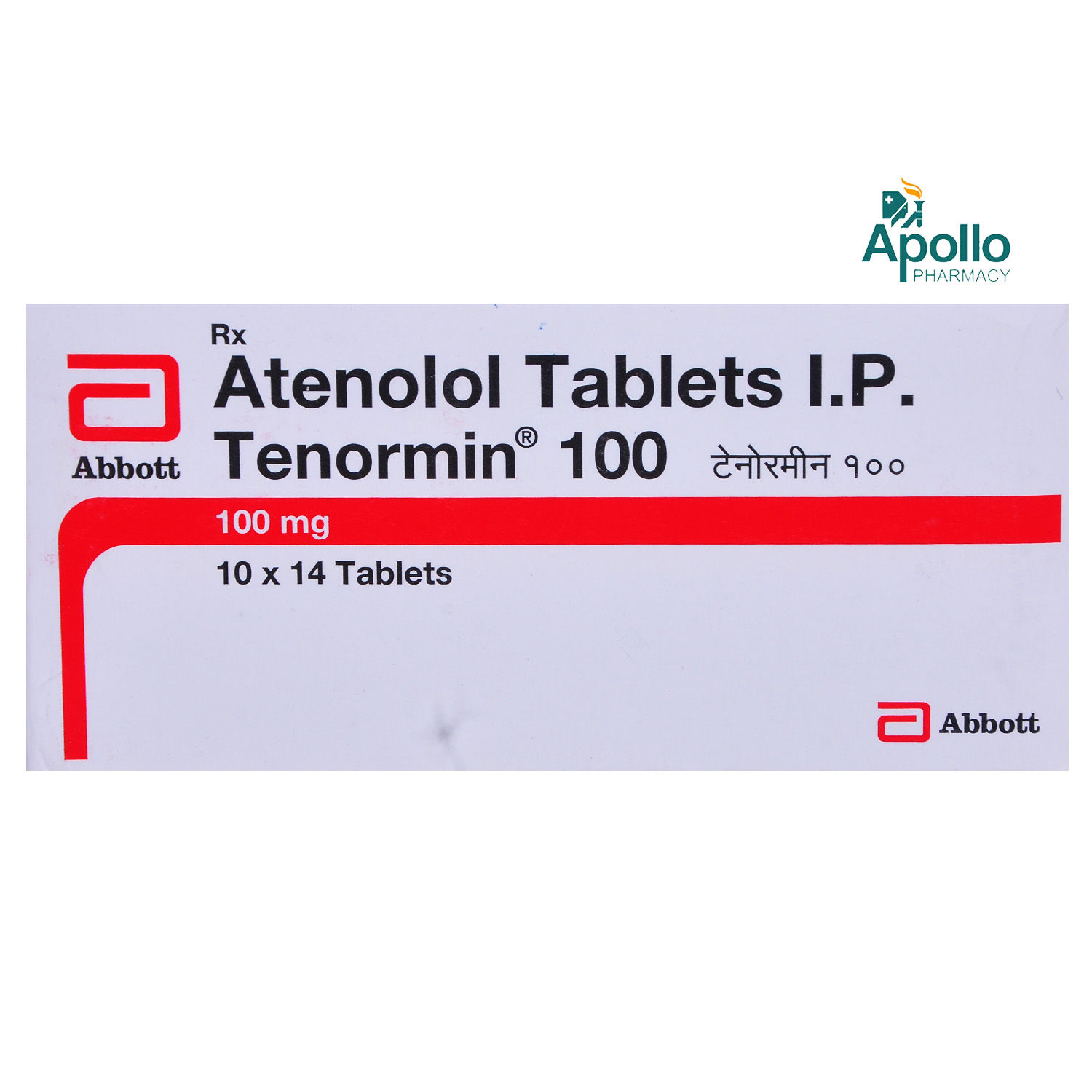 Tenormin 100 Tablet 14's, Pack of 14 TABLETS
