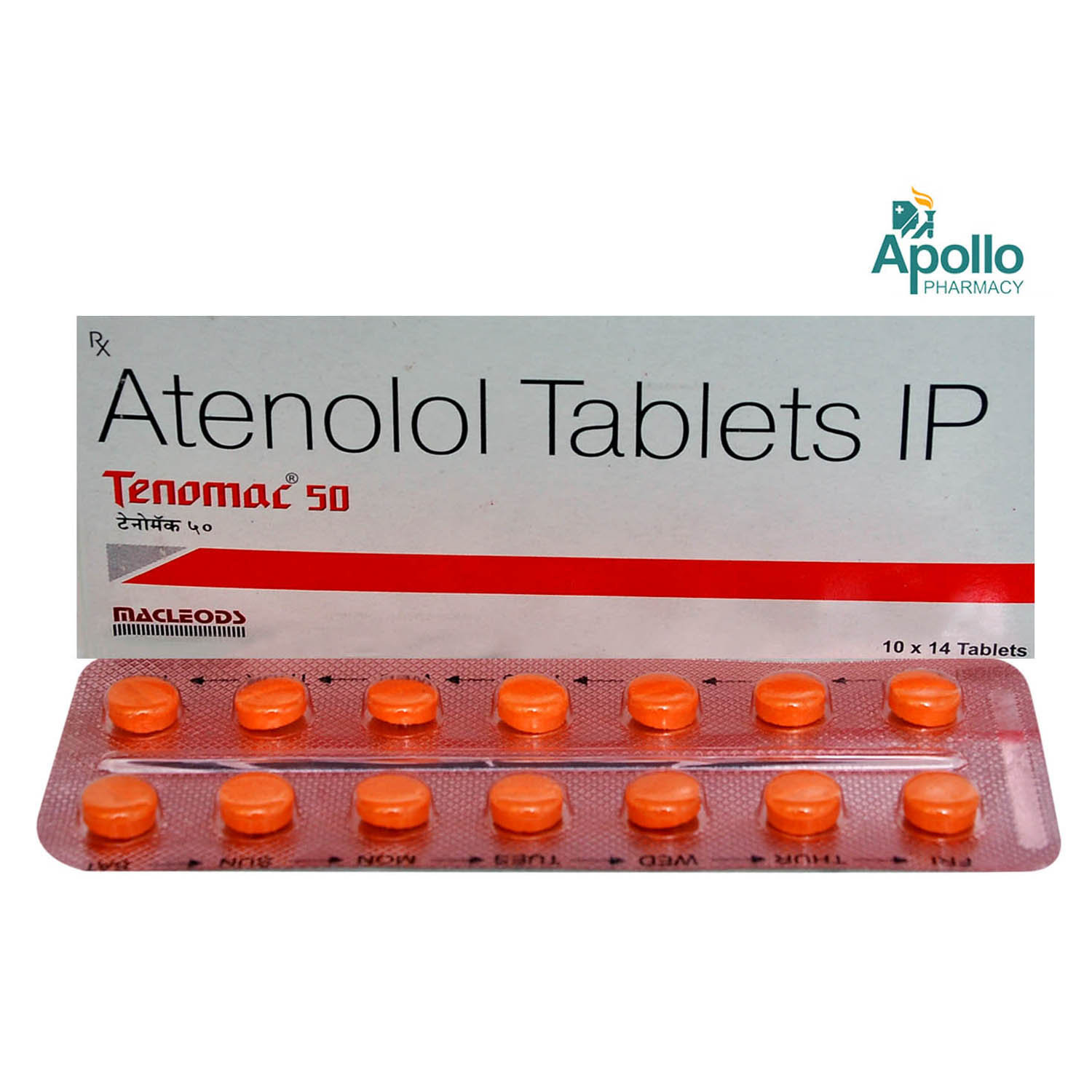 Tenomac 50 Tablet 14's, Pack of 14 TABLETS Tenomac 50 Tablet 14's, Pack of 14 TABLETS
