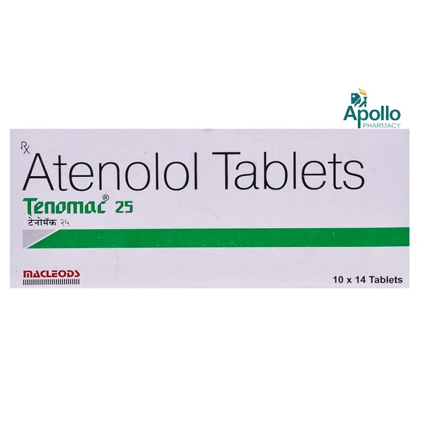 Tenomac 25 mg Tablet 14's, Pack of 14 TabletS
