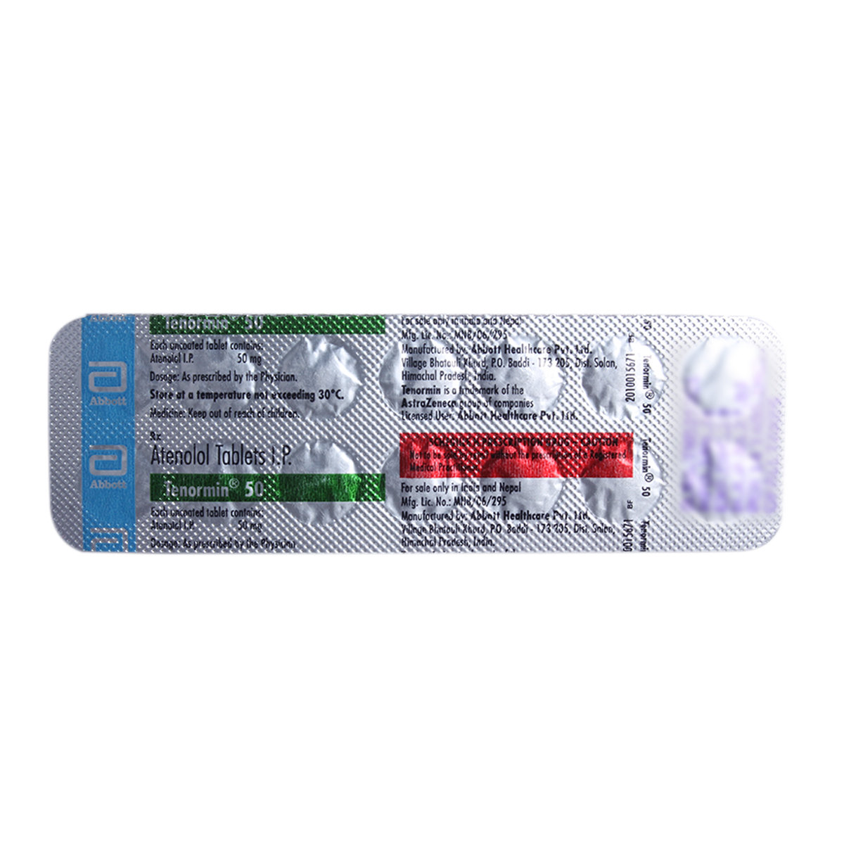 Tenormin 50 Tablet 14's, Pack of 14 TabletS Tenormin 50 Tablet 14's, Pack of 14 TabletS