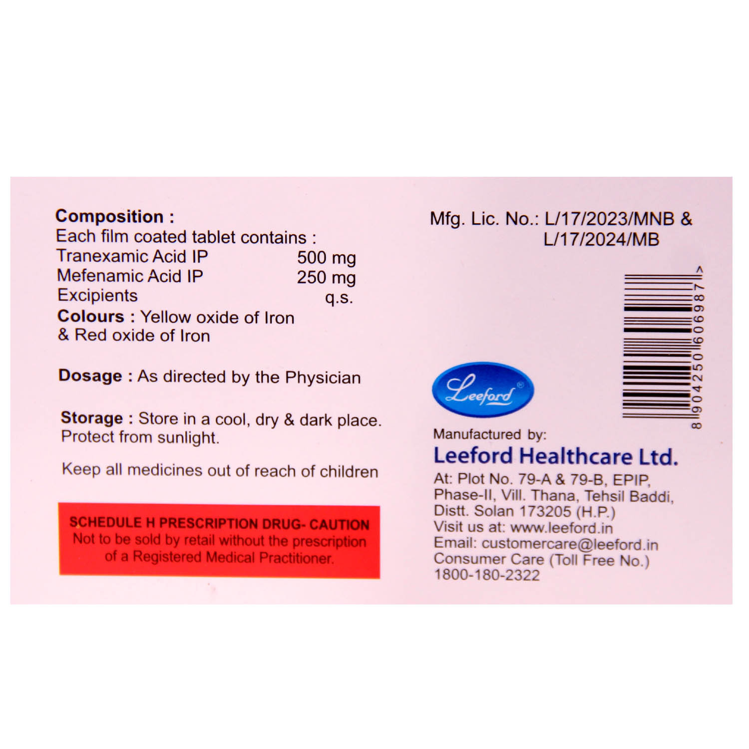 Tenacid-MF Tablet 10's, Pack of 10 Tenacid-MF Tablet 10's, Pack of 10