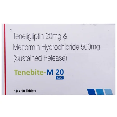 Tenebite-M 20 mg/500 mg Tablet 10's