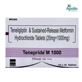 Tenepride M 1000 Tablet 10's, Pack of 10 TABLETS