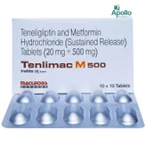 Tenlimac M 500 Tablet 10's, Pack of 10 TABLETS