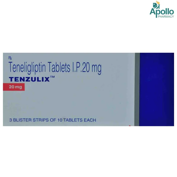 Tenzulix 20 mg Tablet 10's