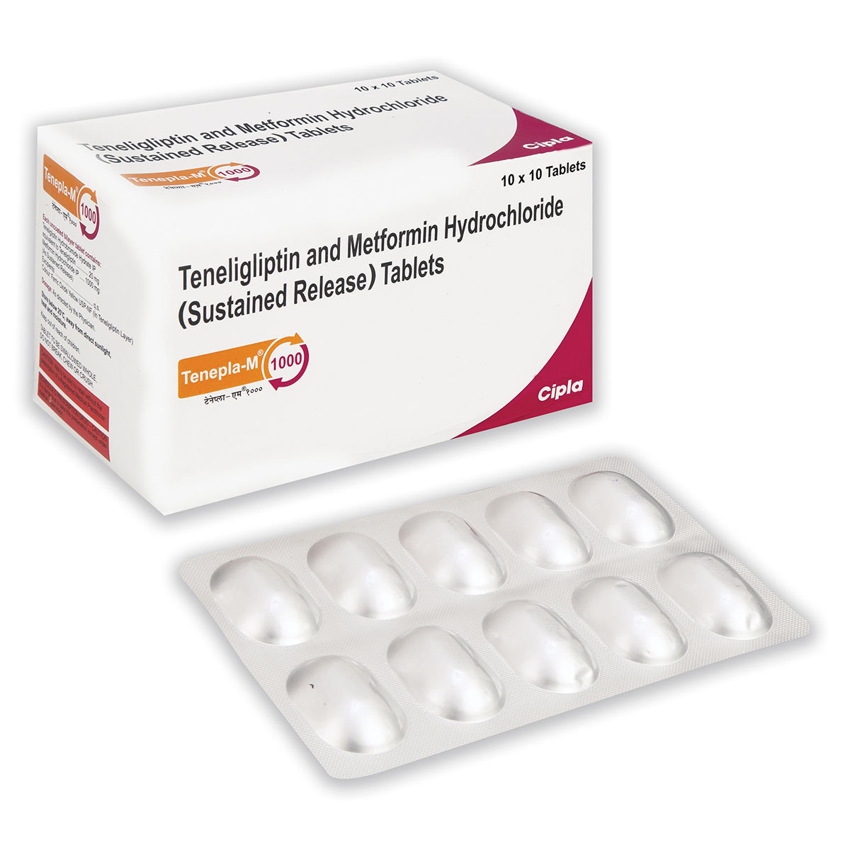 Tenepla-M 1000 Tablet 10's, Pack of 10 Tenepla-M 1000 Tablet 10's, Pack of 10