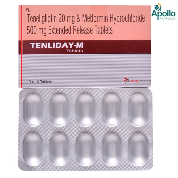 TENLIDAY M TABLET 10'S, Pack of 10 TABLETS