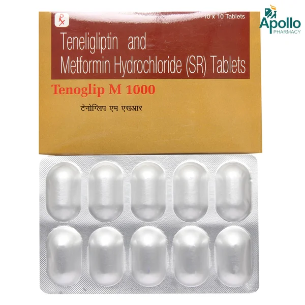 Tenoglip M 1000mg Tablet 10's