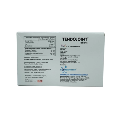 Tendojoint Tablet 10's, Pack of 10 TabletS