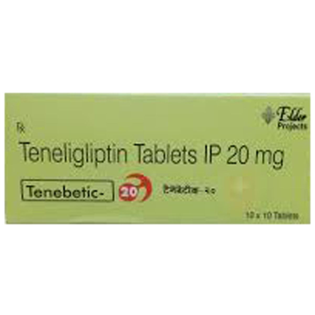 Tenebetic 20mg Tablet 10's Price, Uses, Side Effects, Composition ...