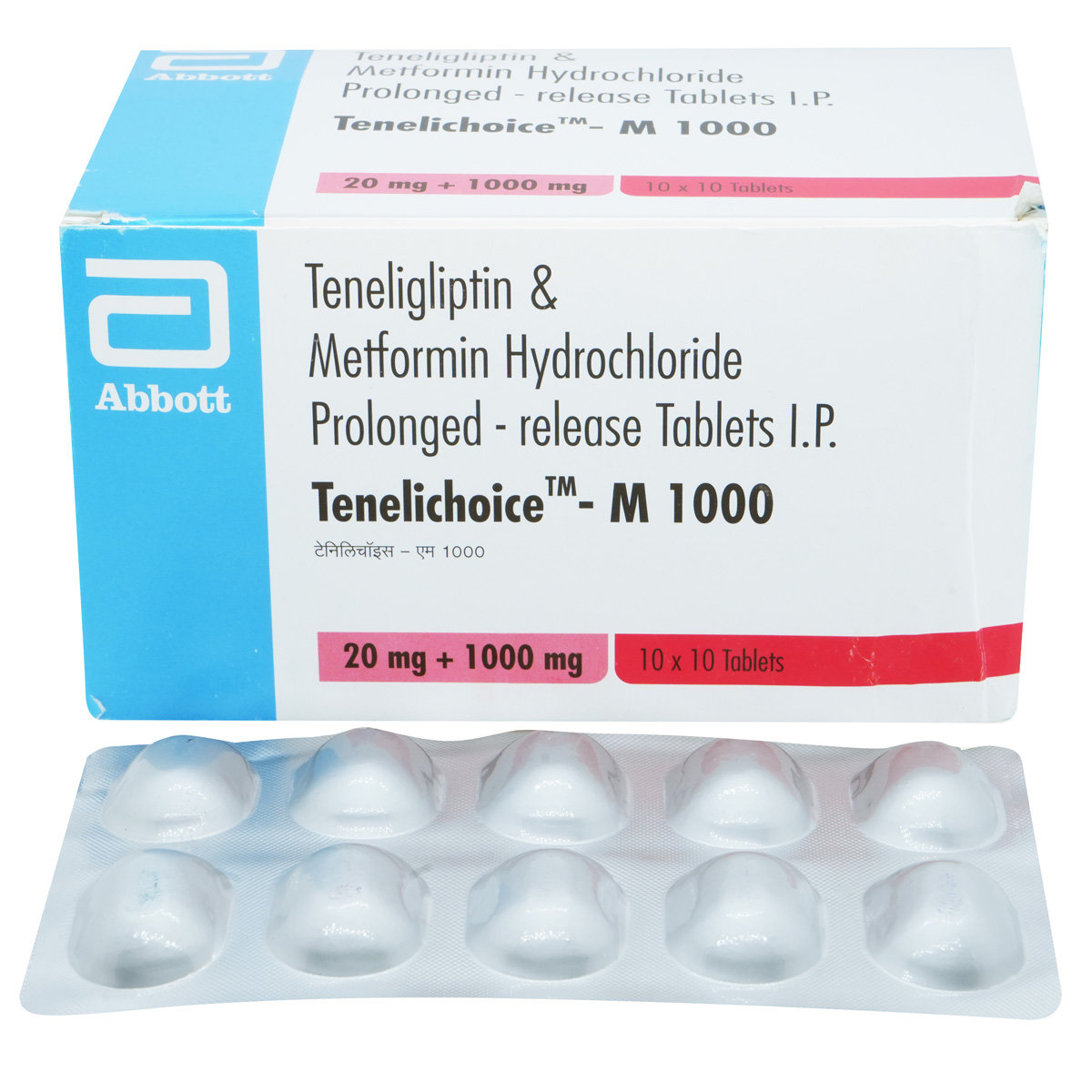 Tenelichoice-M 1000 Tablet 10's, Pack of 10 TabletS Tenelichoice-M 1000 Tablet 10's, Pack of 10 TabletS