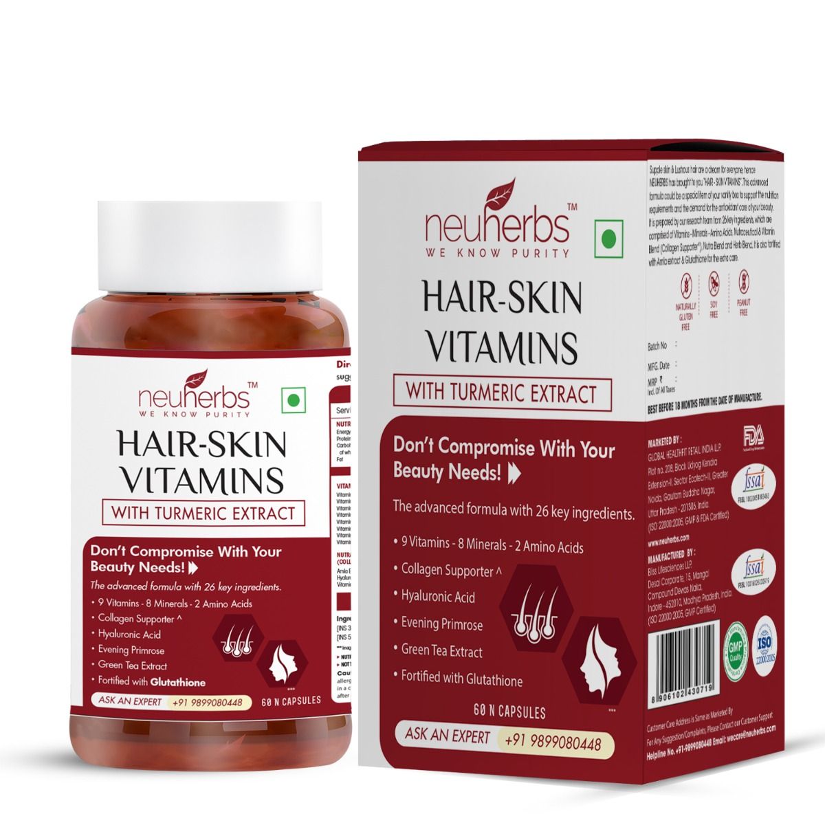 Curae Health Beautonic Biotin Tablets for Hair Growth Skin  Nail  Hair  Supplement for Women  Men  JioMart