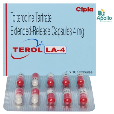 Terol LA-4 Capsule 10's, Pack of 10 CAPSULES