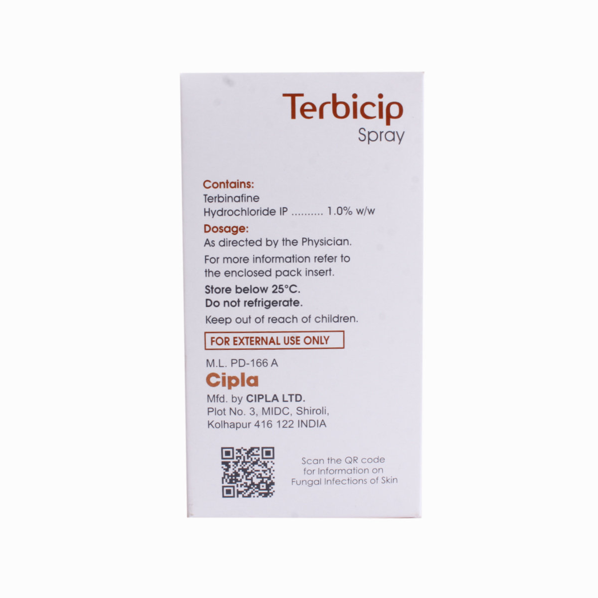 Terbicip Topical Spray 30ml, Pack of 1 LIQUID Terbicip Topical Spray 30ml, Pack of 1 LIQUID