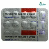 TETAN 20MG TABLET, Pack of 15 TABLETS