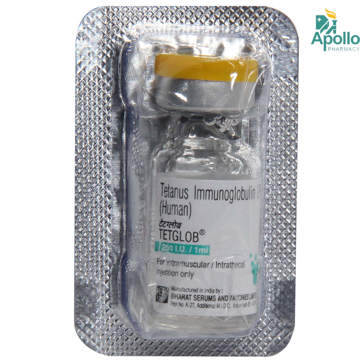 Tetglob 250IU Injection 1's, Pack of 1 Injection Tetglob 250IU Injection 1's, Pack of 1 Injection