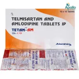 Tetan AM Tablet 15's, Pack of 15 TABLETS