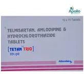 Tetan Trio Tablet 15's, Pack of 15 TabletS