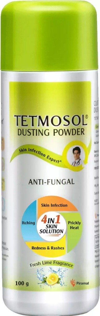 Tetmosol Dusting Powder 100 gm, Pack of 1 Dusting Powder Tetmosol Dusting Powder 100 gm, Pack of 1 Dusting Powder