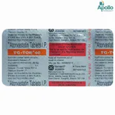 TGTOR 40MG TABLET, Pack of 10 TABLETS