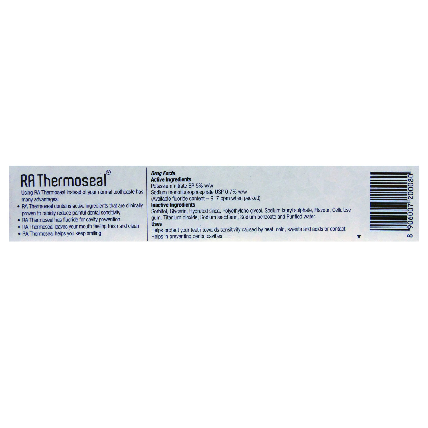 RA Thermoseal Rapid Action Mint Flavour Sensitive Teeth & Cavity