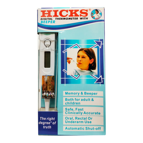 Hicks Digital Thermometer with Beeper DMT-102, 1 Count, Pack of 1 Hicks Digital Thermometer with Beeper DMT-102, 1 Count, Pack of 1