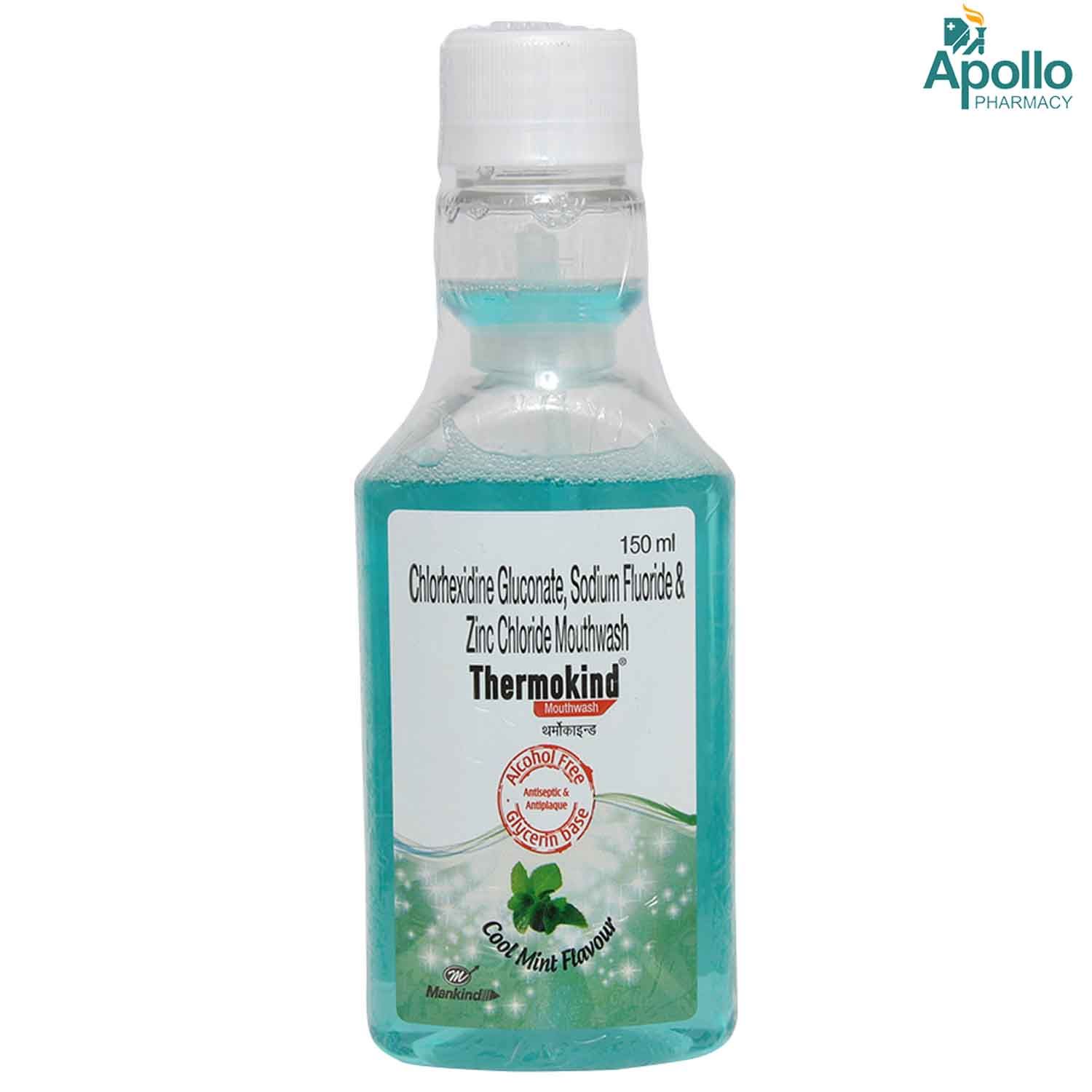 Thermokind Cool Mint Flavour Mouth Wash, 150 ml Price, Uses, Side