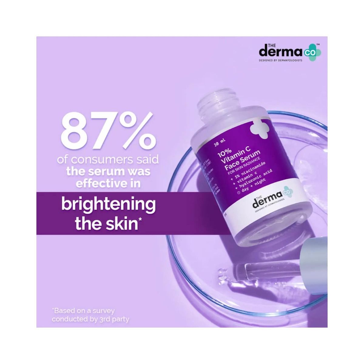 The Derma Co 10 Vitamin C Face Serum, 30 ml Price, Uses, Side Effects