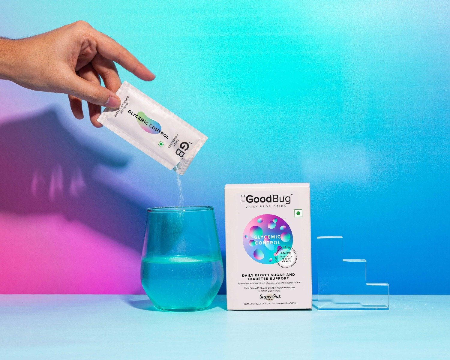 The Good Bug Glycemic Control Fennel Mint Flavour Powder, 2.20gm x 15 Sachets, Pack of 1 The Good Bug Glycemic Control Fennel Mint Flavour Powder, 2.20gm x 15 Sachets, Pack of 1