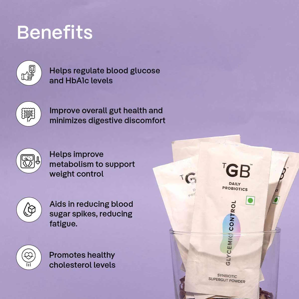 The Good Bug Glycemic Control Fennel Mint Flavour Powder, 2.20gm x 15 Sachets, Pack of 1 The Good Bug Glycemic Control Fennel Mint Flavour Powder, 2.20gm x 15 Sachets, Pack of 1