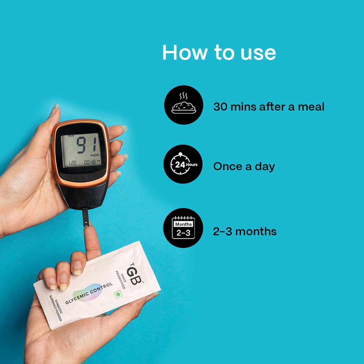 The Good Bug Glycemic Control Fennel Mint Flavour Powder, 2.20gm x 15 Sachets, Pack of 1 The Good Bug Glycemic Control Fennel Mint Flavour Powder, 2.20gm x 15 Sachets, Pack of 1