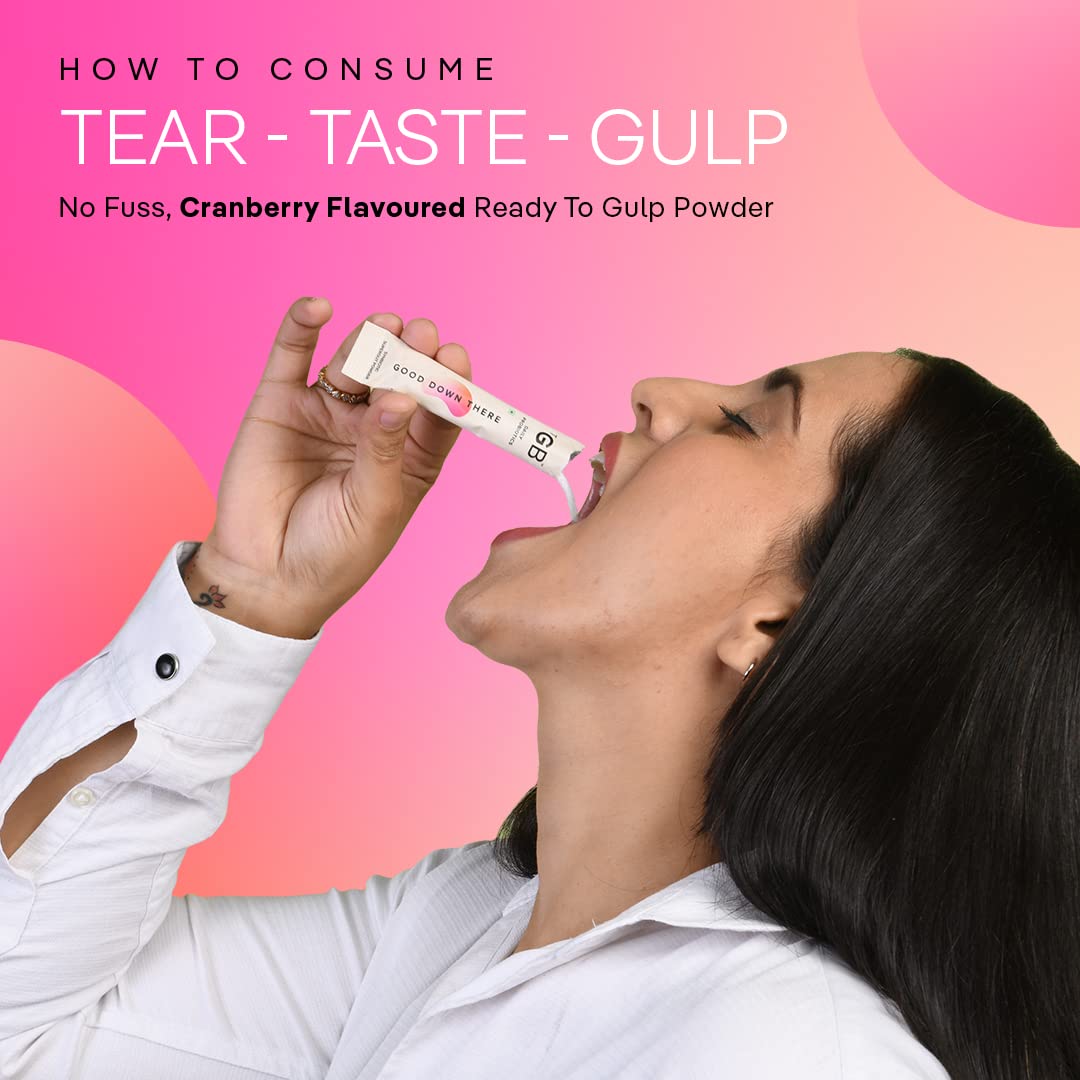 The Good Bug Good Down There Supergut Cranberry Flavour Powder, 3gm x 15 Sachets, Pack of 1 The Good Bug Good Down There Supergut Cranberry Flavour Powder, 3gm x 15 Sachets, Pack of 1