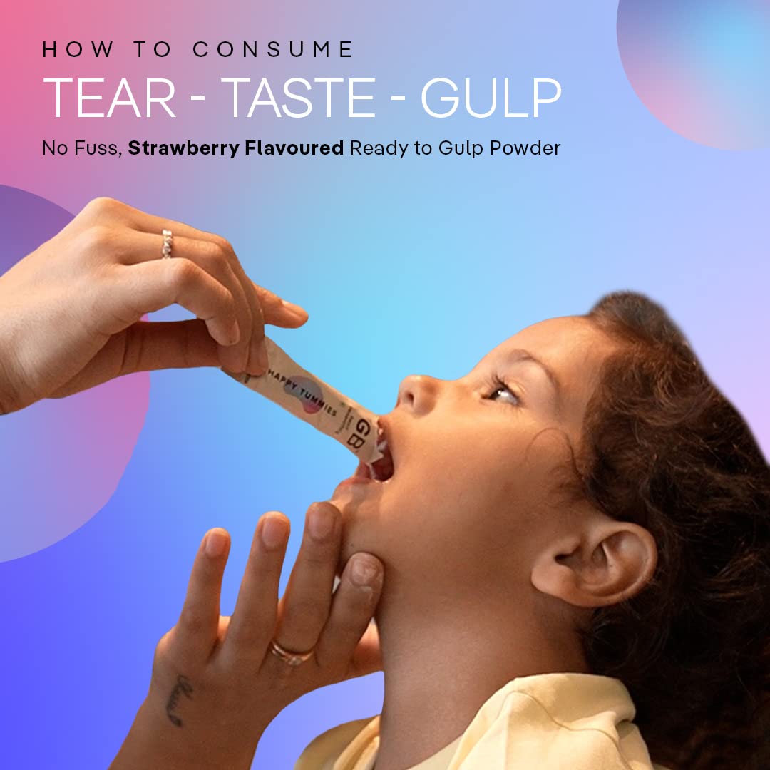 The Good Bug Happy Tummies Supergut Strawberry Flavour Powder, 1.5gm x 15 Sachets, Pack of 1 The Good Bug Happy Tummies Supergut Strawberry Flavour Powder, 1.5gm x 15 Sachets, Pack of 1