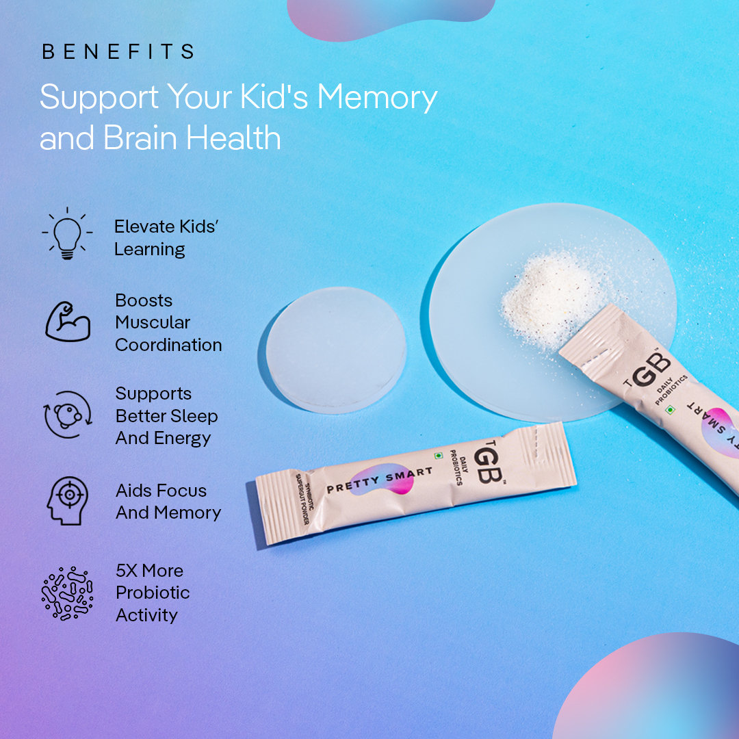 The Good Bug Pretty Smart Supergut Vanilla Flavour Powder, 2gm x 15 Sachets, Pack of 1 The Good Bug Pretty Smart Supergut Vanilla Flavour Powder, 2gm x 15 Sachets, Pack of 1