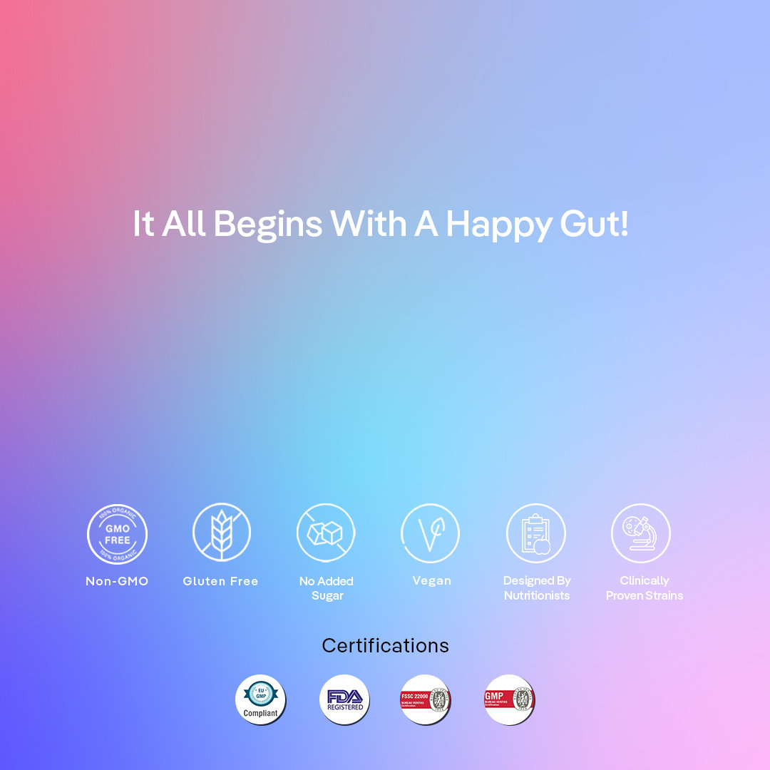 The Good Bug Pretty Smart Supergut Vanilla Flavour Powder, 2gm x 15 Sachets, Pack of 1 The Good Bug Pretty Smart Supergut Vanilla Flavour Powder, 2gm x 15 Sachets, Pack of 1