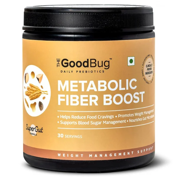 The Good Bug Metabolic Fiber Boost Powder, 240 gm, Pack of 1