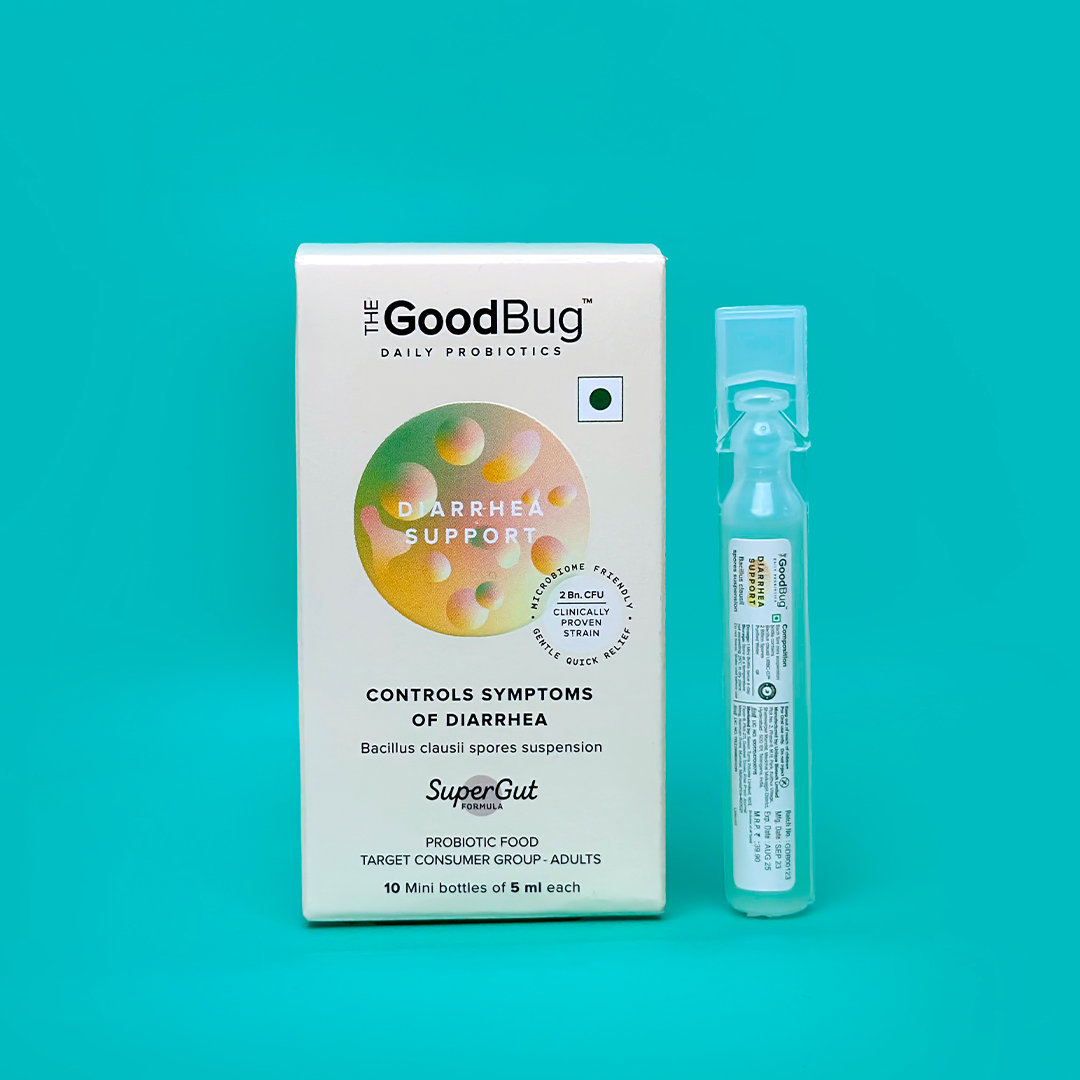 The Good Bug Diarrhea Support Suspension, 5ml x 10'S, Pack of 1 The Good Bug Diarrhea Support Suspension, 5ml x 10'S, Pack of 1