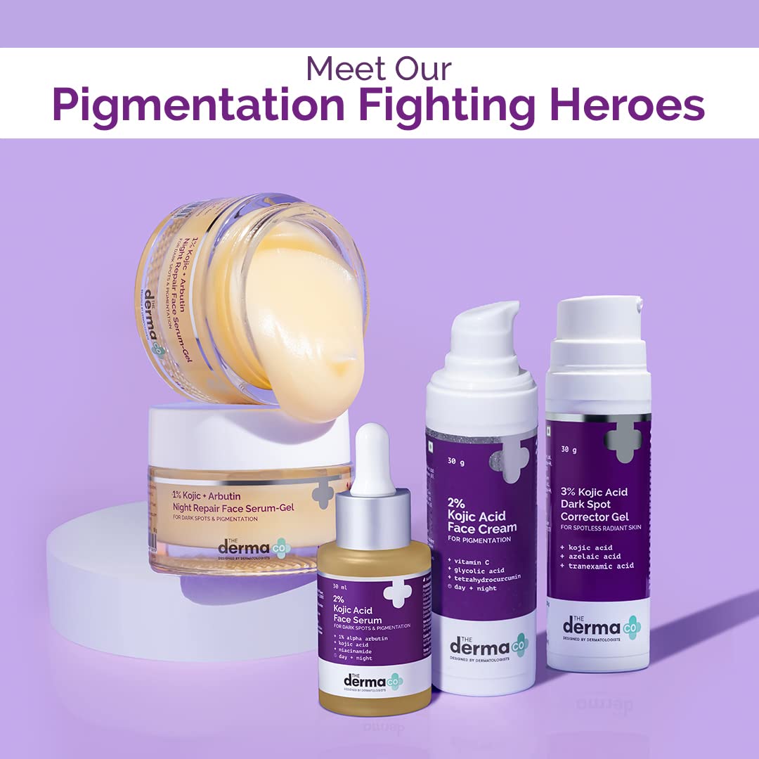 The Derma Co 2% Kojic Acid Face Cream, 30 gm, Pack of 1 The Derma Co 2% Kojic Acid Face Cream, 30 gm, Pack of 1