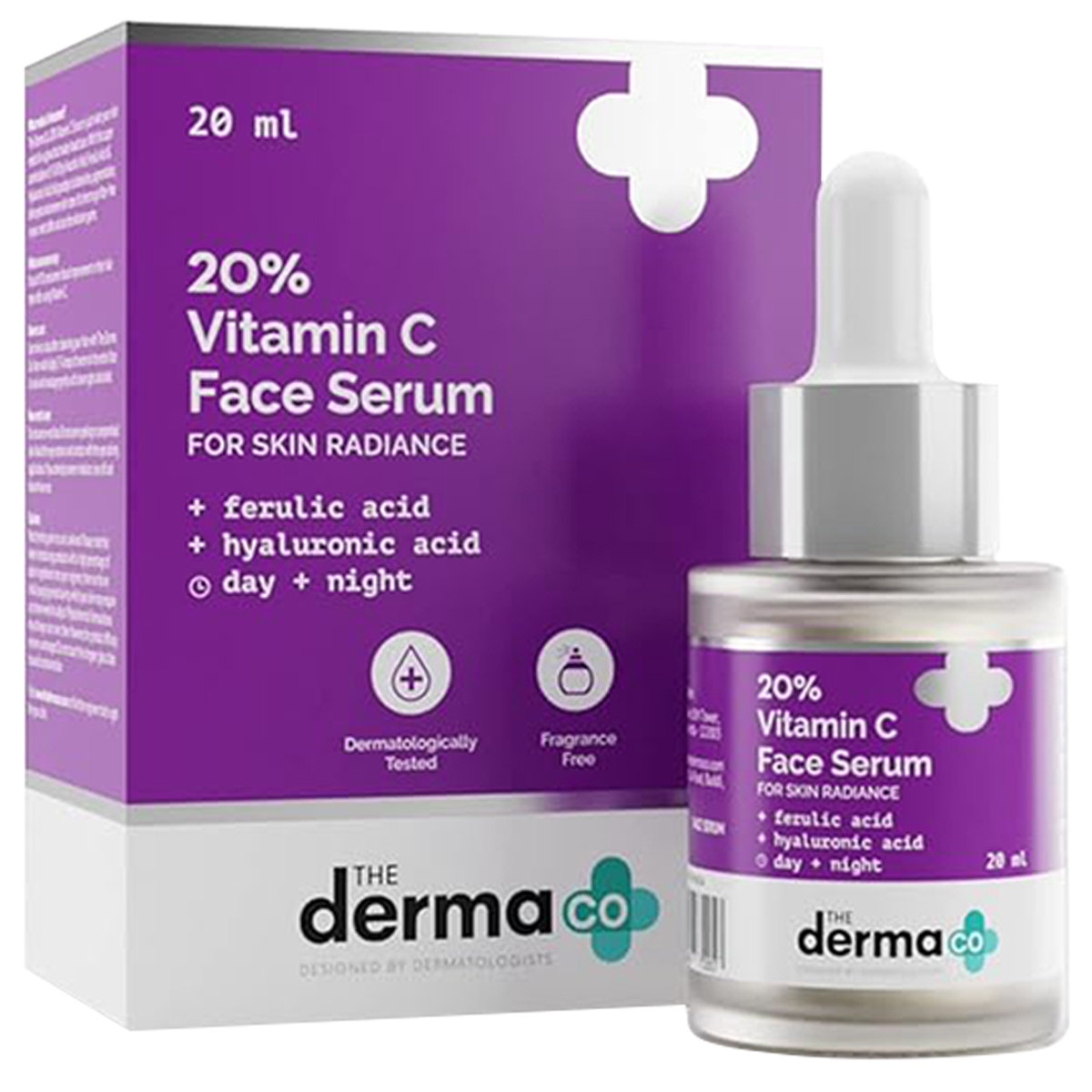 The Derma Co 20% Vitamin C Face Serum, 20 ml, Pack of 1 The Derma Co 20% Vitamin C Face Serum, 20 ml, Pack of 1