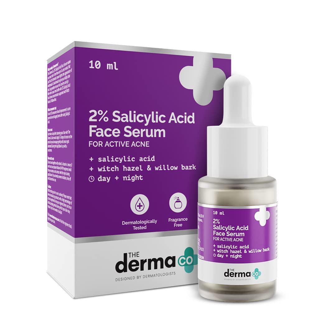 The Derma Co 2% Salicylic Acid Face Serum, 10 ml | Uses, Benefits ...