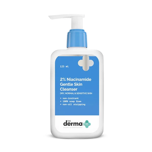 The Derma Co 2% Niacinamide Gentle Skin Cleanser, 125 ml